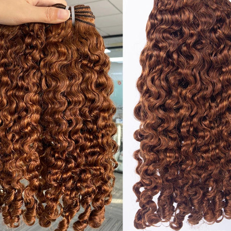 Burmese Curly Hair Bundles | 100% Remy Human Hair | 10–28 Inches Luxegan