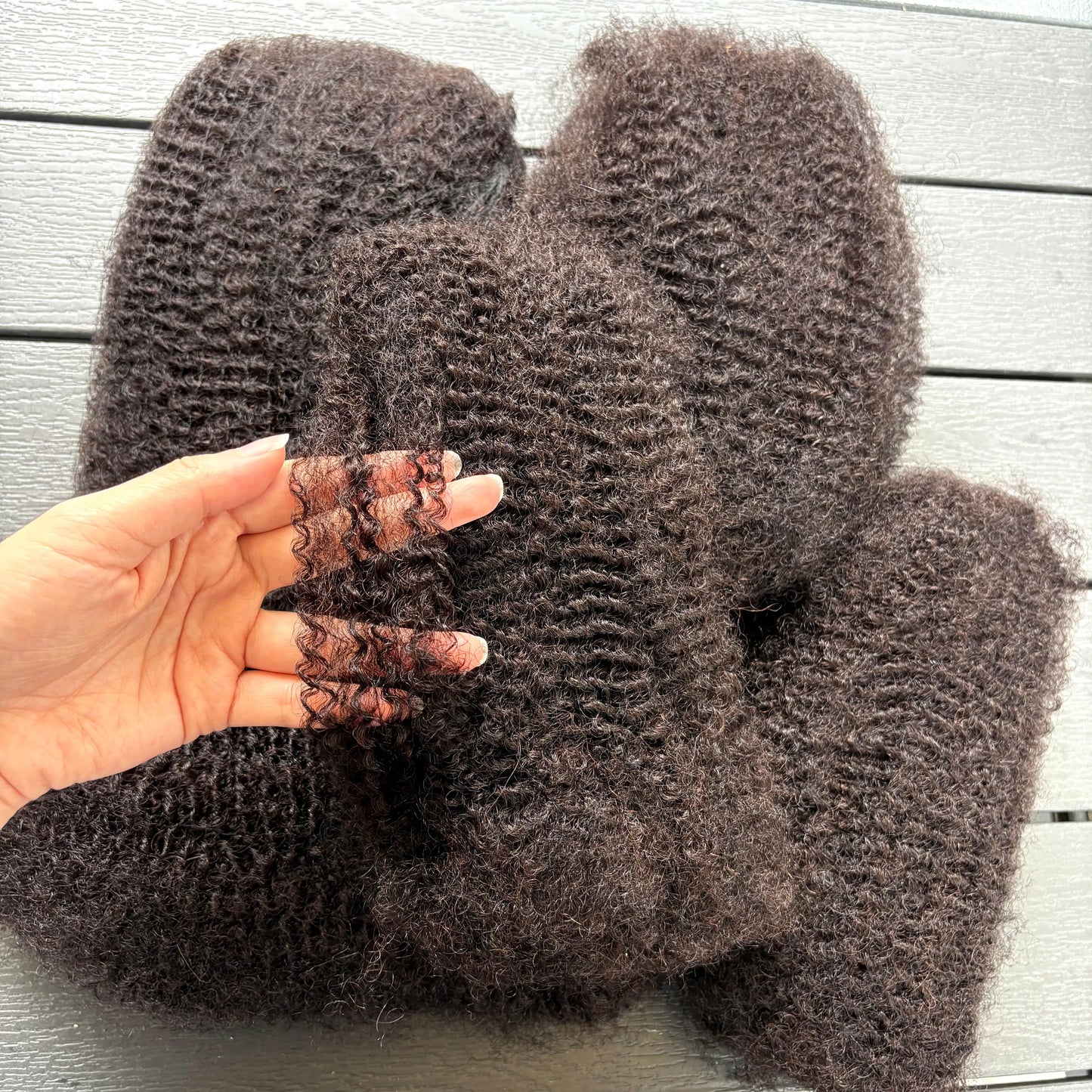 4C Afro Kinky Human Hair Bulk | Locs, Twists & Braids Extensions | 10-18in