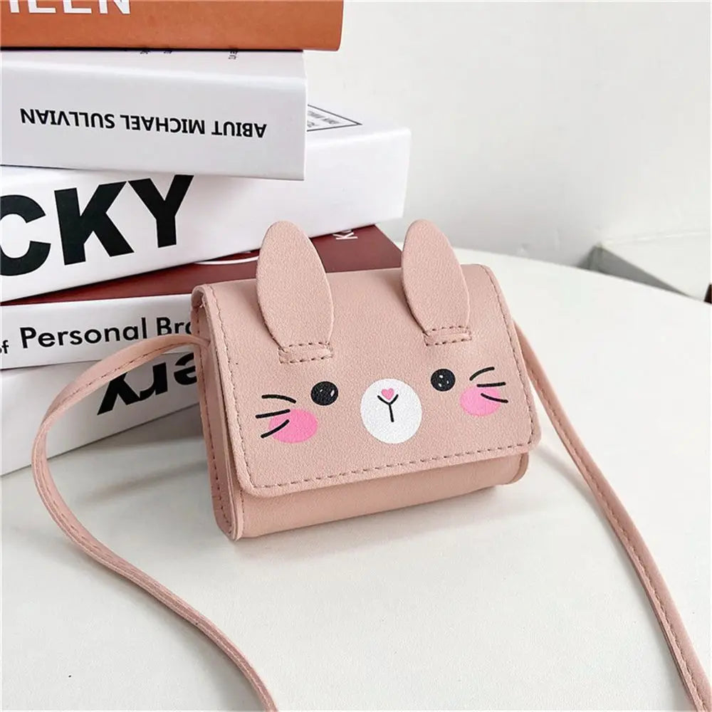 Children's Accessories Small Shoulder Bag | Cute Rabbit Baby Girls Small Crossbody Bags & Cartoon Kids Boys Mini Coin Purse Handbags Luxegan
