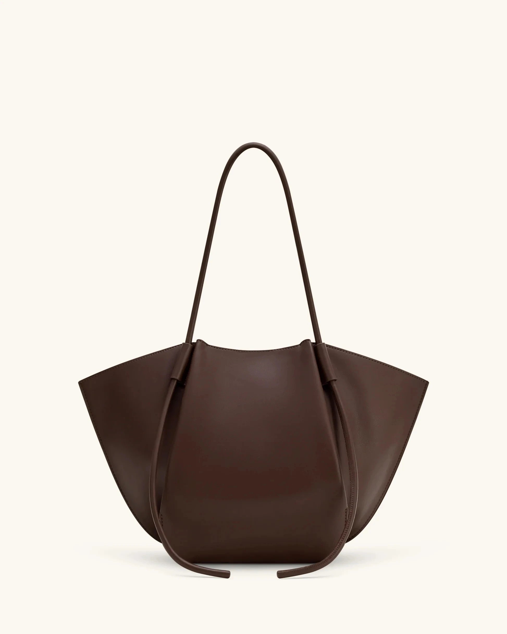 Architectural Wing Design Faux Suede Casual Tote | Sophisticated "Convertible Silhouette" | Premium Soft PU Leather Handheld & Shoulder Bag for Women | Famous Brand Commute Essential for Spacious Everyday Elegance Luxegan