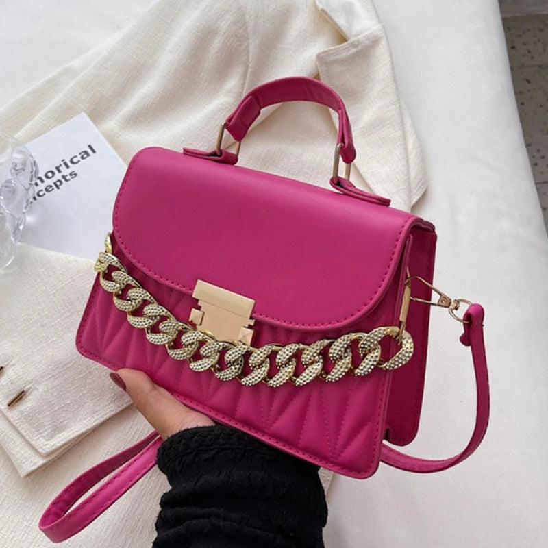New Designer Shoulder Bag | Fashion Chain Crossbody Bag & Casual Tote Luxegan