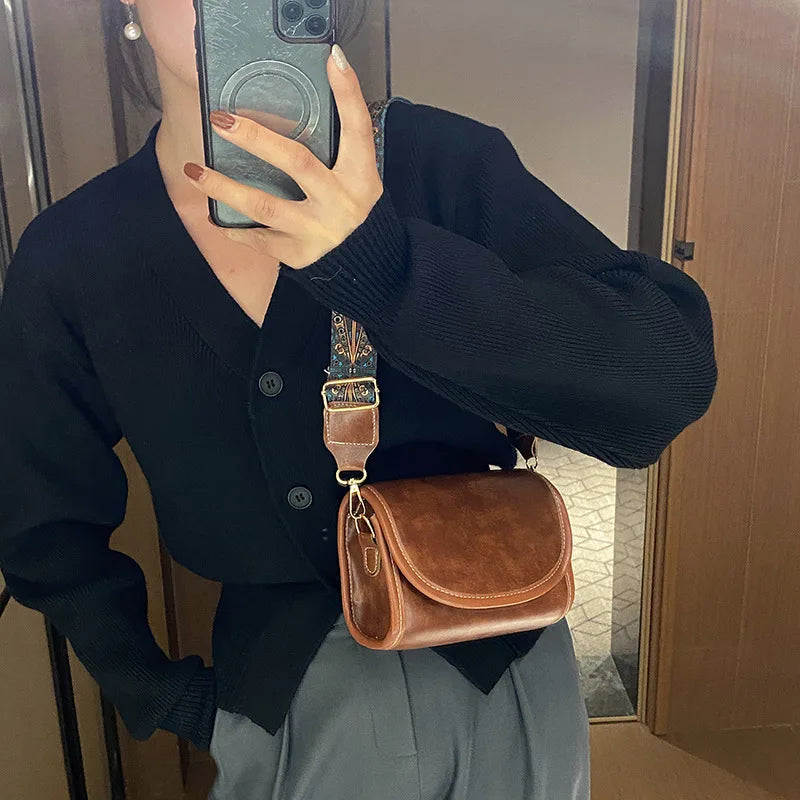 Vintage Flap Shoulder Bag | Luxury Style Crossbody Designer Handbag Luxegan