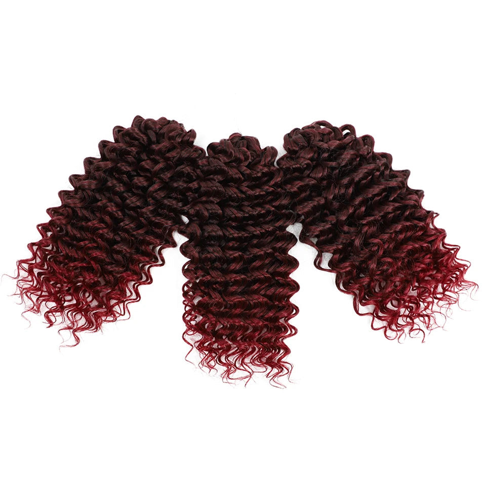 Deep Wavy Twist Crochet Hair | 14–22 Inch Luxegan