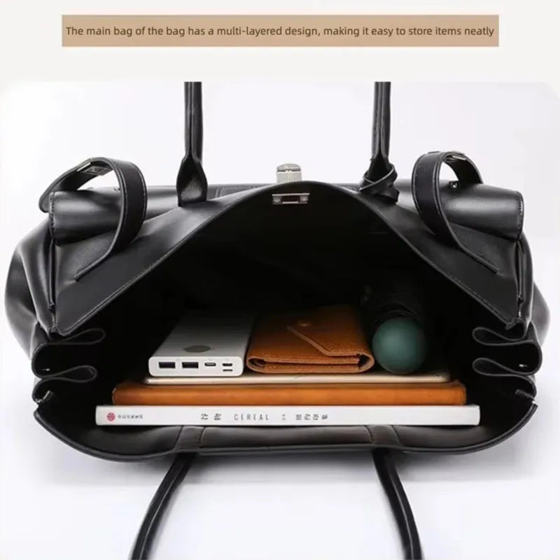 Bolso tote para mujer, moderno y sencillo, bandolera de alta gama, bolso de viaje de gran capacidad, bolso de moda, bolso de compras repelente al agua
