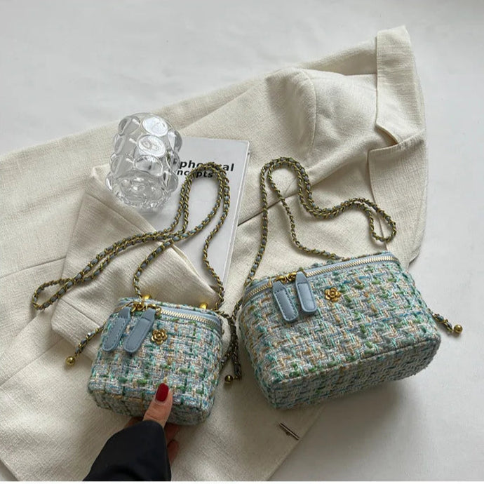 Women's Shoulder Bags | Popular Niche Crossbody Bag & Wool Chain Small Square Bag Luxegan