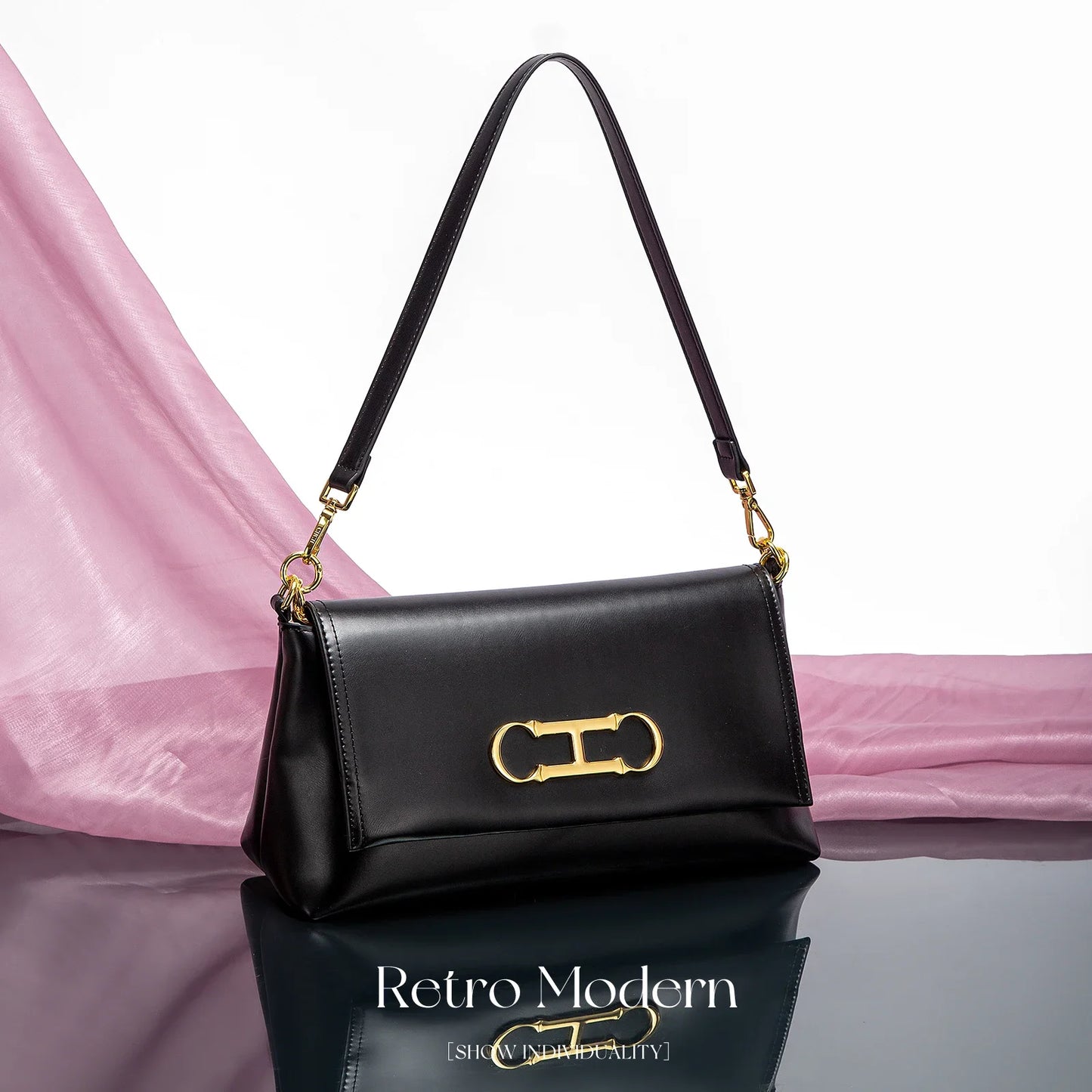 Pure Simple Classic Retro Square Ladies Shoulder Bag | Fashionable Exquisite Workmanship New Women's Crossbody Bag