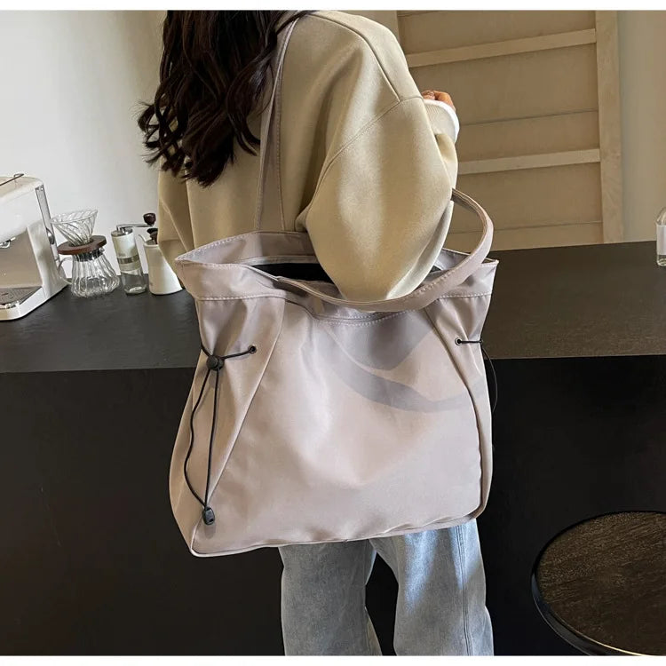 Large Capacity Casual Tote Bag | Simple Travel Handbag & Aesthetic Shoulder Bag Luxegan