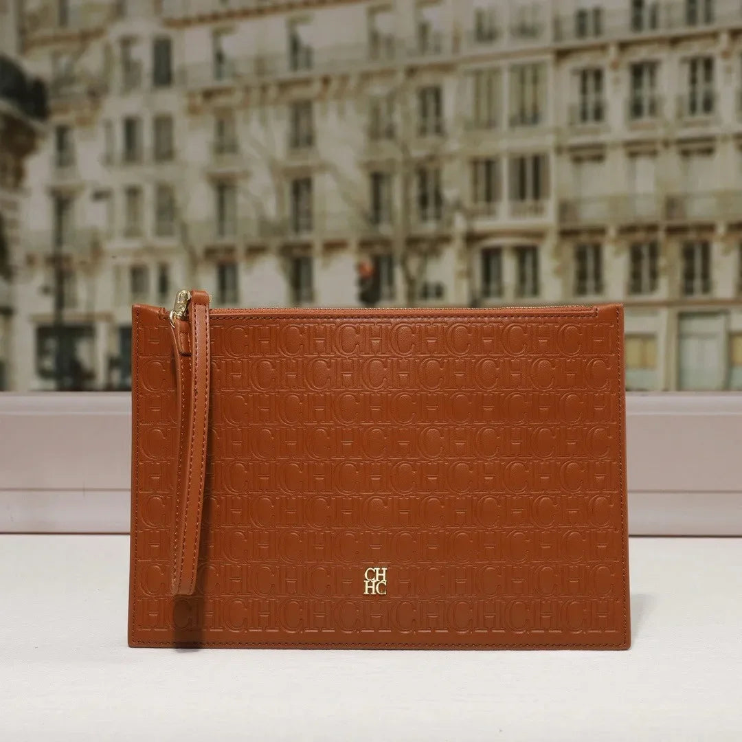 CH Classic High-Quality Letter Print Bag | Multi-functional Clutch & Small Square Bag Luxegan