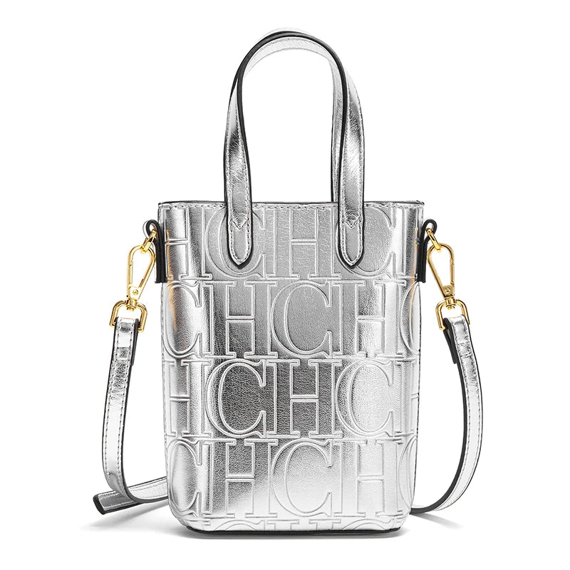Simple Barrel-Shaped Phone Crossbody Bag | Minimalist Wallet Luxegan