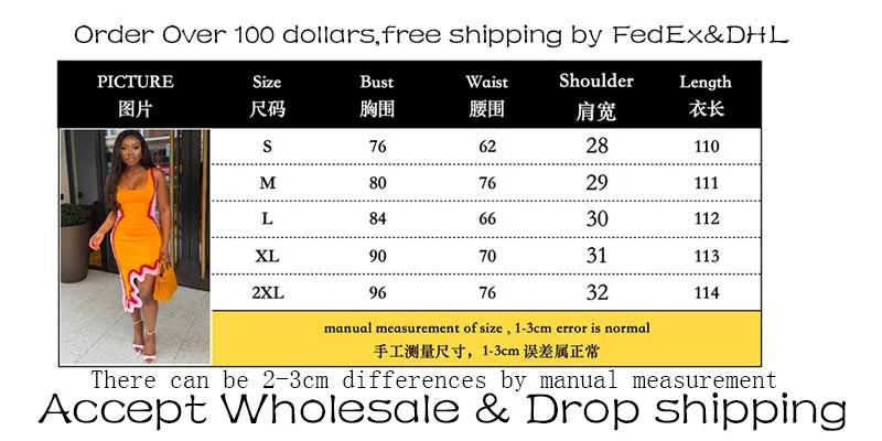 Summer Dresses for Women Round Neck Tank Top Dress Sleeveless Streetwear Slim Fit Orange Short Dress Wholesale Dropshipping
