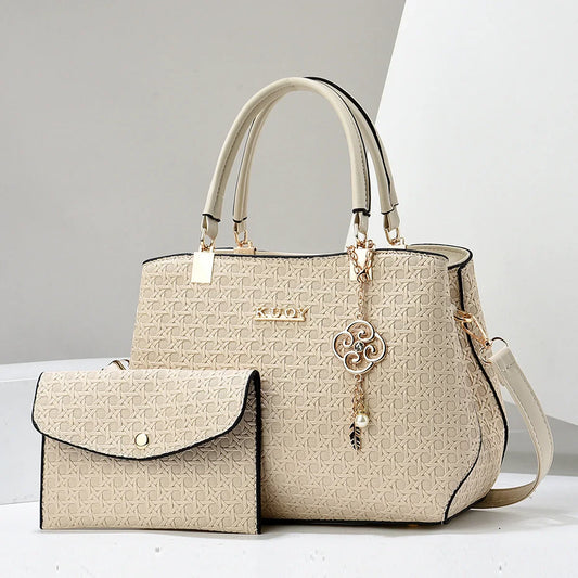 Simple Mother and Child Bag | Large Capacity Two-Piece Set