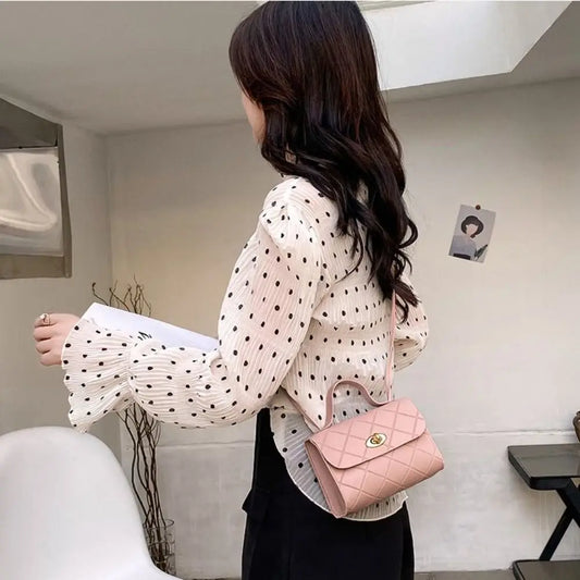 Fashion Small Messenger Bag | Sophisticated New Trend Female Shoulder Bag | Elegant Casual Crossbody | Luxury "Dignified" Mini Handbag for Modern Women & Girls Luxegan