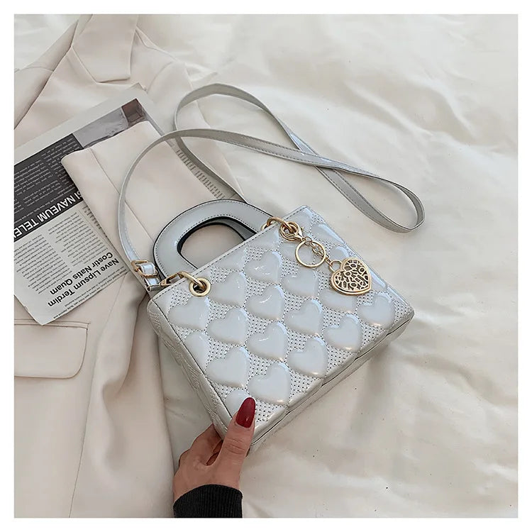 Handbag Women Brand Luxury Totes | High Quality Fashion Classic Quilted Square Handle Bag & Women's Crossbody Shoulder Bags Luxegan