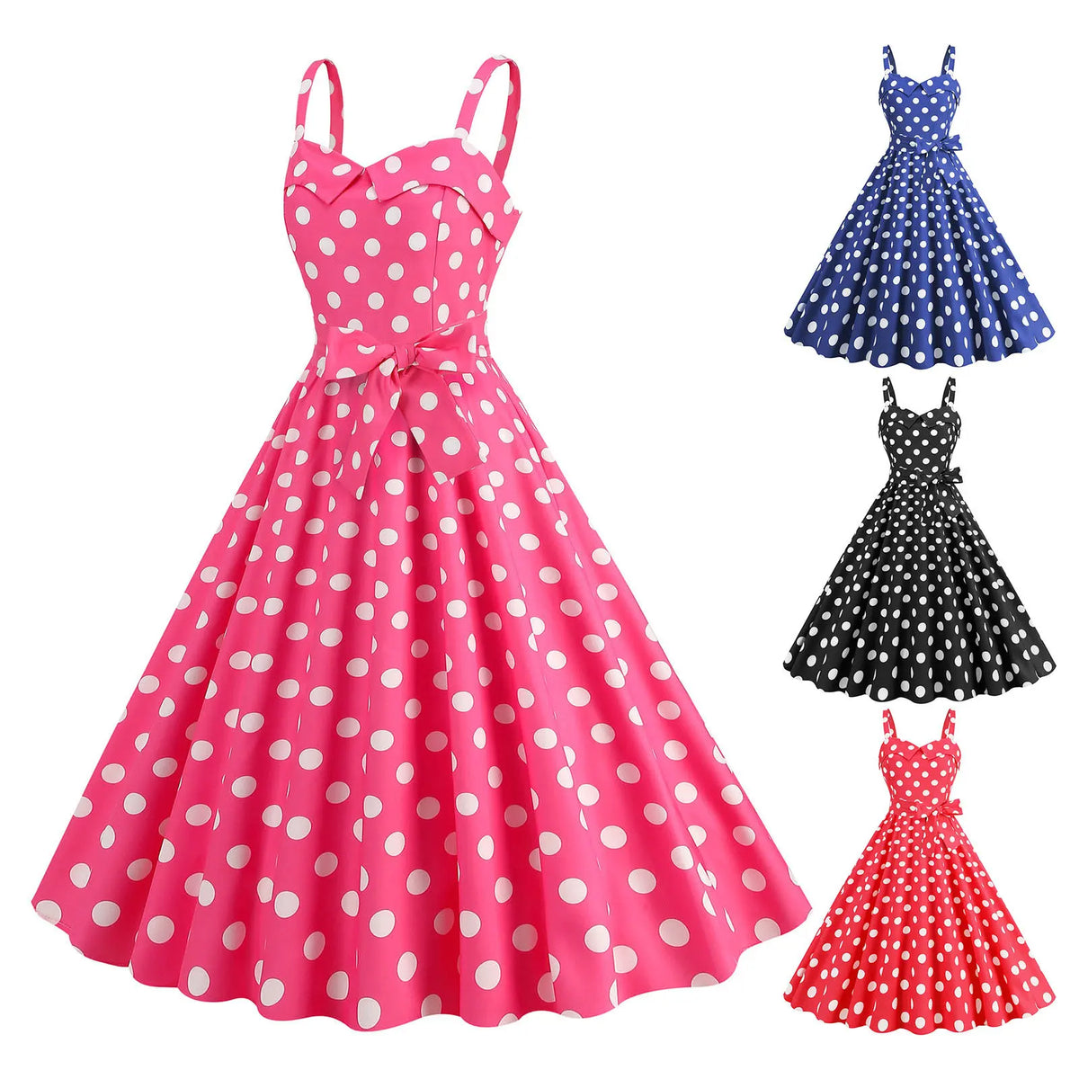 Plaid Off-the-Shoulder Square Collar Sleeveless Sash Loose Fit Ball Gown Midi Dress – Elastic Waist, Spring/Summer Luxegan
