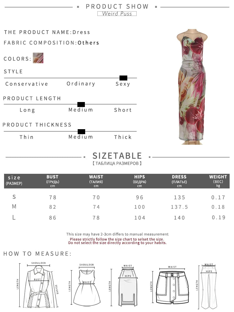 Floral Print Halter Swing Collar Backless Bodycon Maxi Dress | Bead Chain Hollow Out Vacation Beach Party DressLuxegan