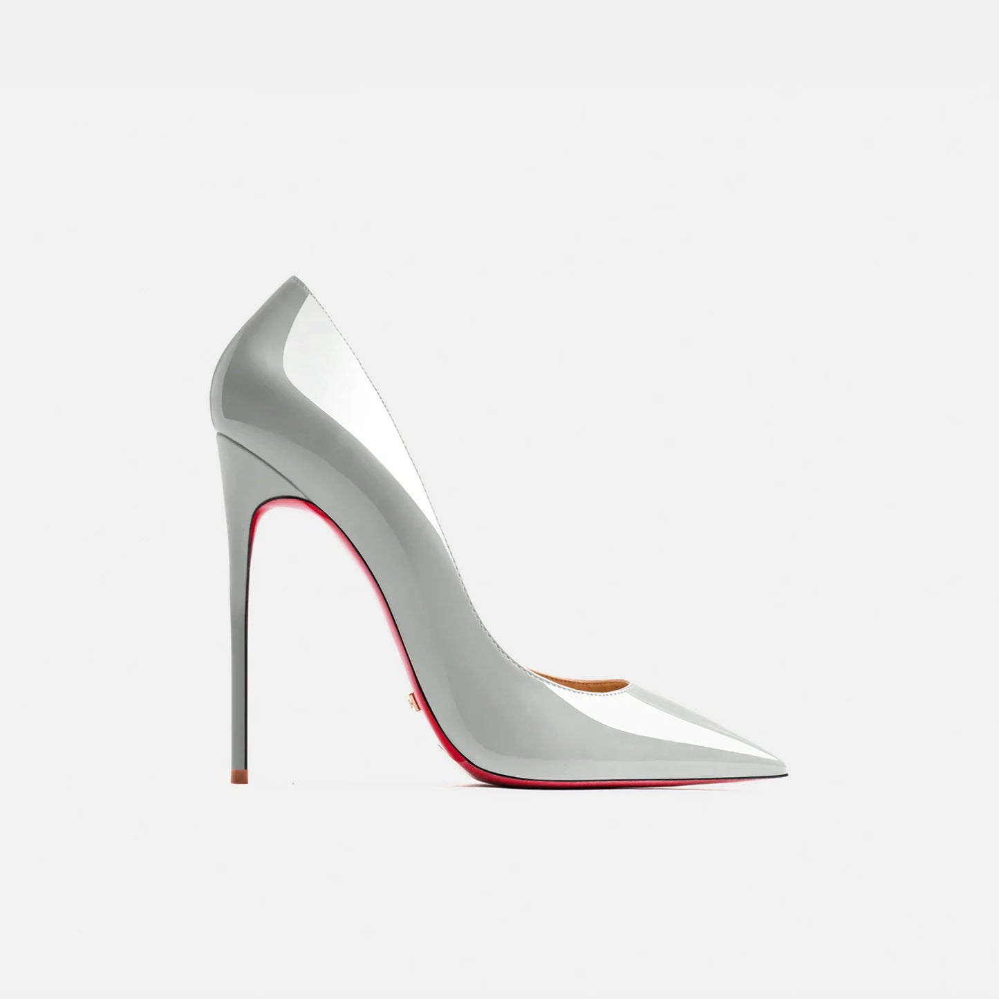 Designer Luxury Brand Stilettos | Sophisticated Red-Bottom Patent Leather Pumps | Elegant "Handmade Classics" Silhouette | "Dignified" Sexy Pointed Toe Party Shoes for Radiant Versatile Styling Luxegan