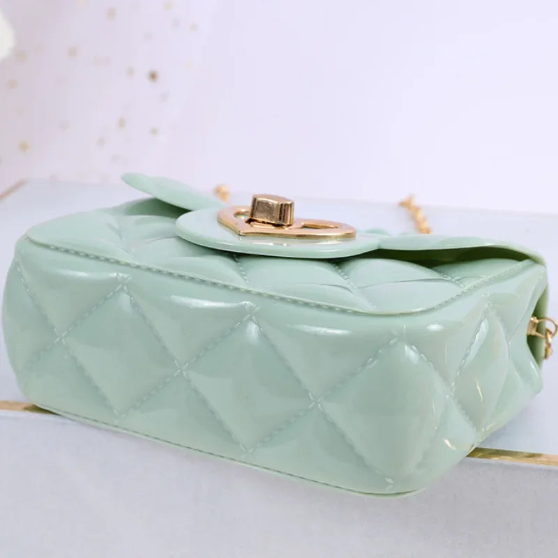 PU Mini Shoulder Bag | Heart Coin Wallets & Handbags Luxegan