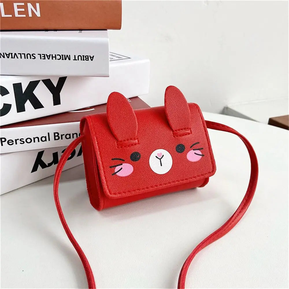 Children's Accessories Small Shoulder Bag | Cute Rabbit Baby Girls Small Crossbody Bags & Cartoon Kids Boys Mini Coin Purse Handbags Luxegan