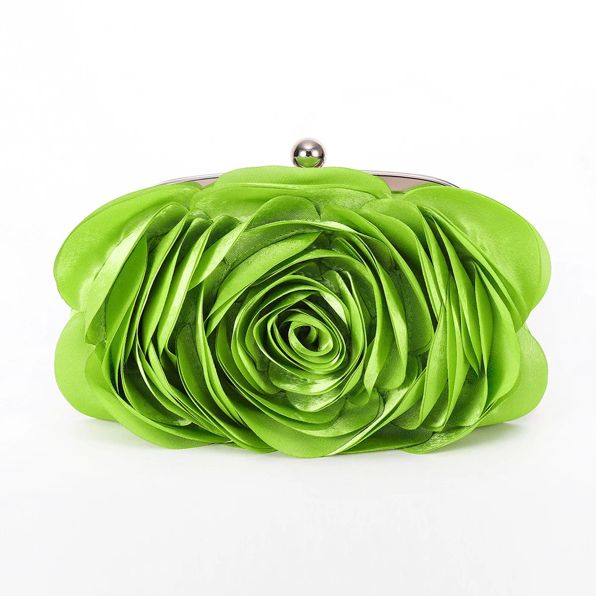 Floral Evening Clutch Bag | Flower Bride Purse & Wedding Handbag Luxegan