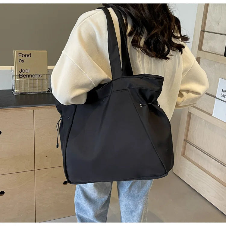 Large Capacity Casual Tote Bag | Simple Travel Handbag & Aesthetic Shoulder Bag Luxegan