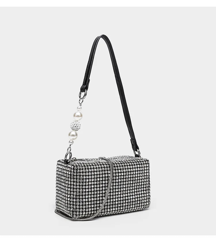 Sparkly Rhinestone Clutch | Elegant Party & Daily Crossbody Luxegan