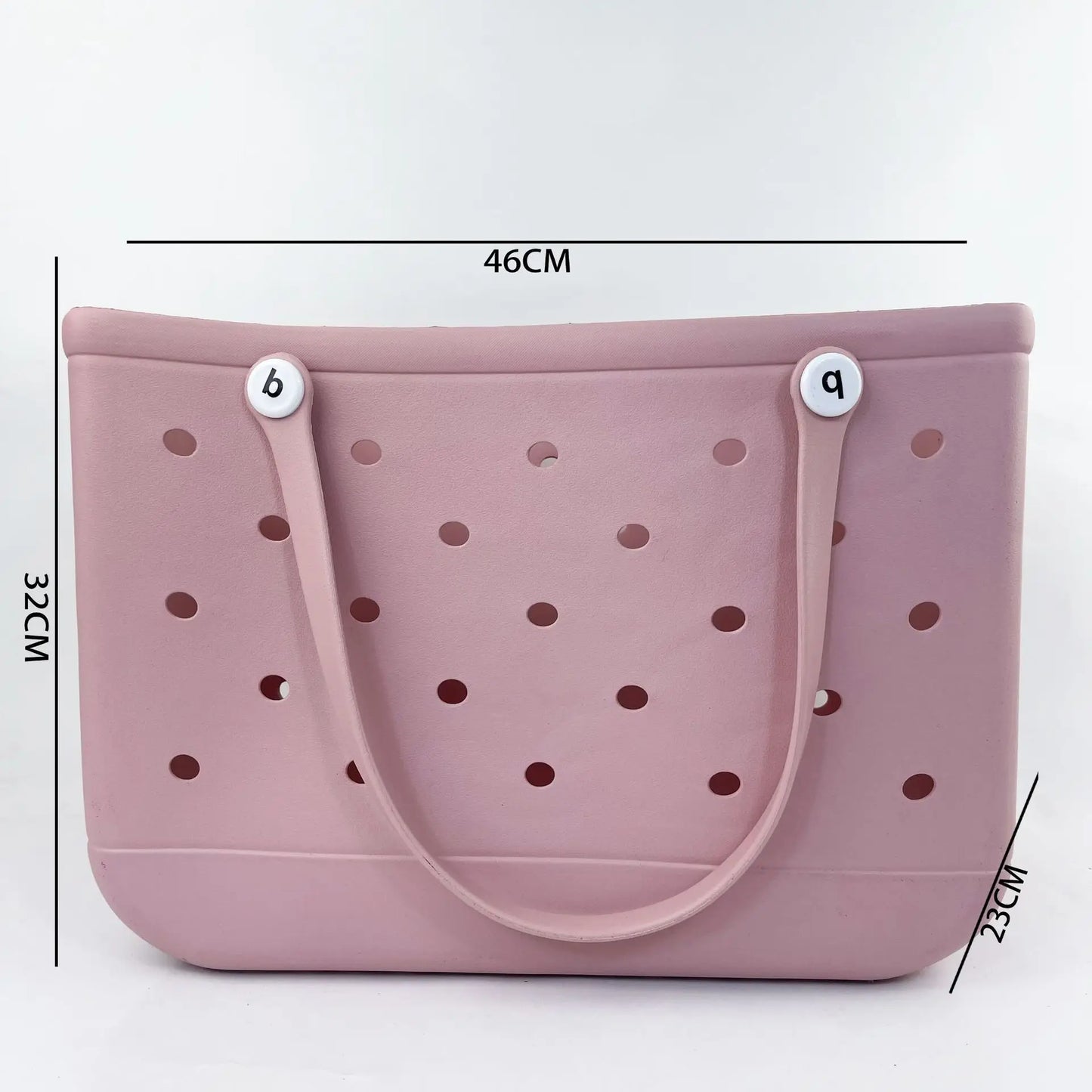 Beach EVA Bogg Bag | Rubber Waterproof Travel Tote Bag & Washable Handbag (For Sports, Beach, Market & Pool) Luxegan
