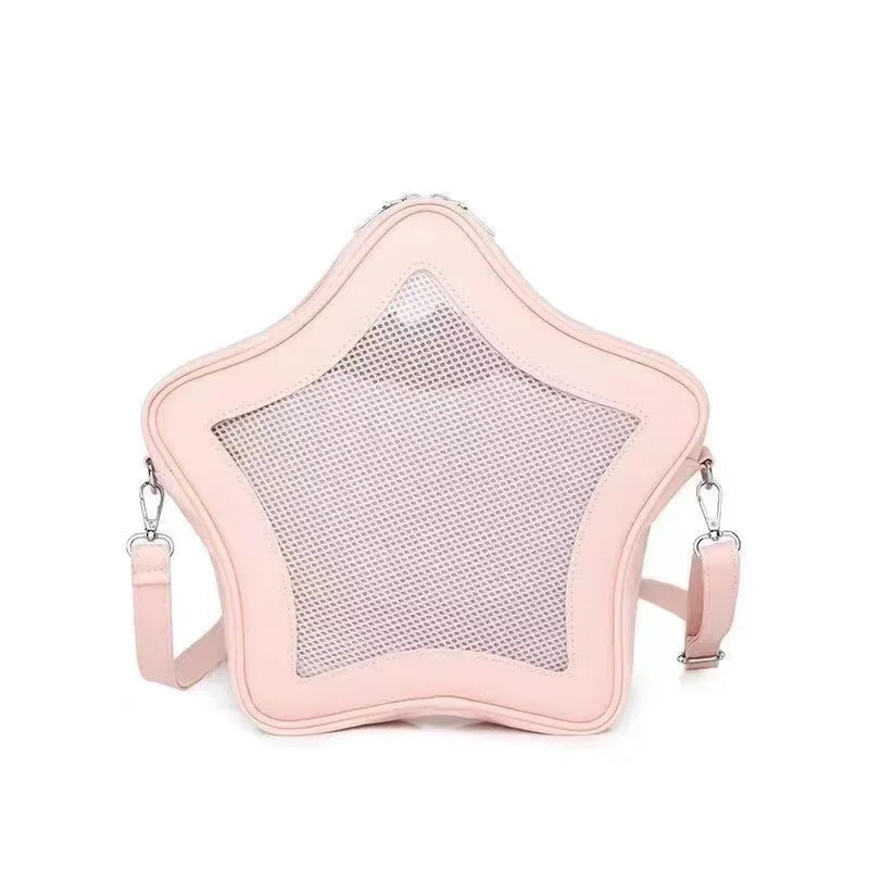 Original Cute Kawaii Ita Bag | Anime Five Pointed Star Two-dimensional Crossbody Bag &amp; Street Fashion Ulzzang Shoulder Bag Luxegan