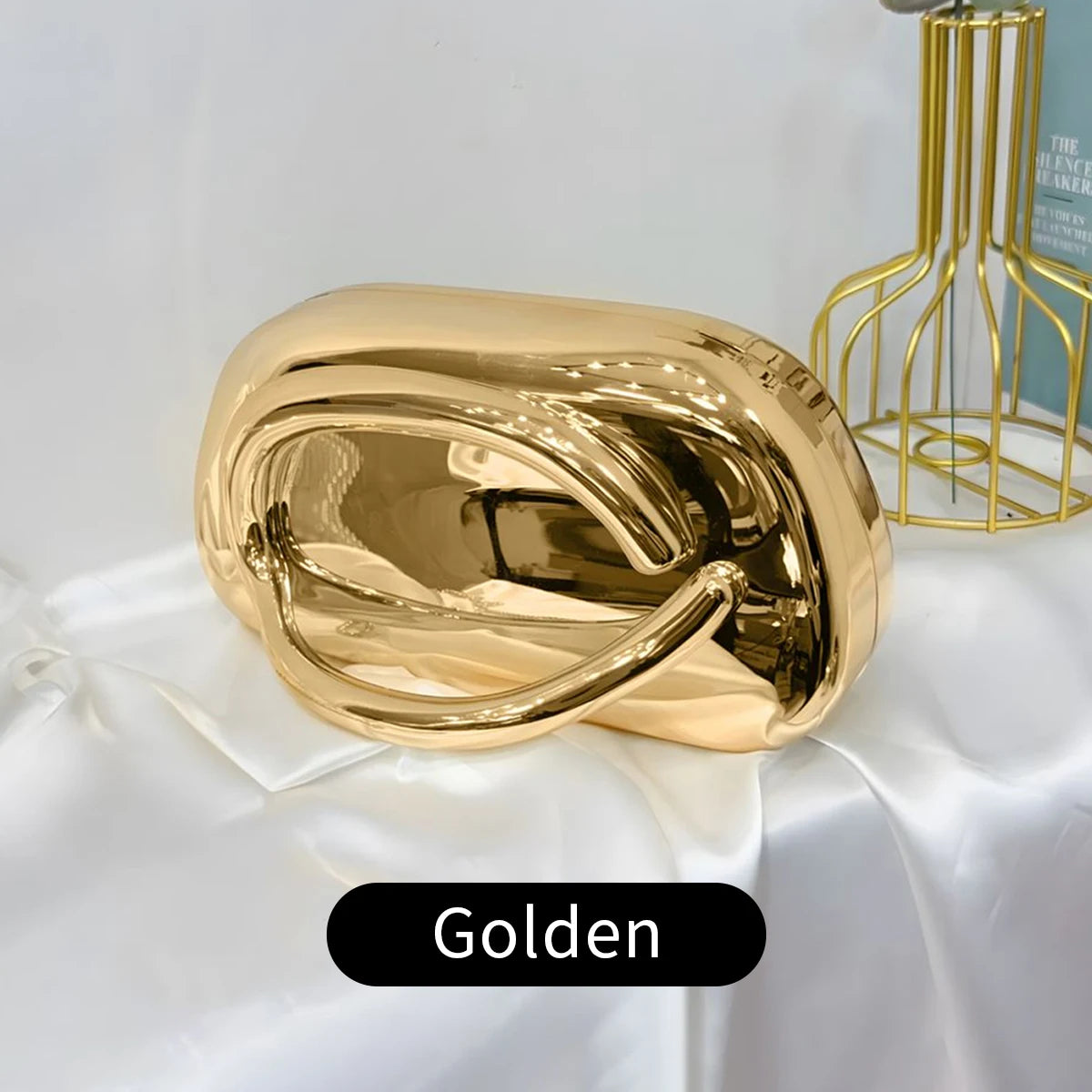 Fashion Elegant Metal Closure Box Crossbody | Sophisticated Acrylic Evening Bag for Women | Elegant Wedding Mini Ladies Wallet | Luxury Box-Shaped Party Purse & Compact Clutch (Model WY4316) Luxegan