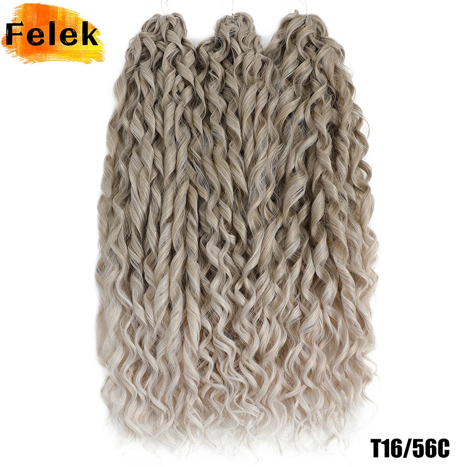 Jessica Hair Deep Wavy Twist Crochet Hair 22 Inch | 100G | 54 Colors | 3 Packs/Lot