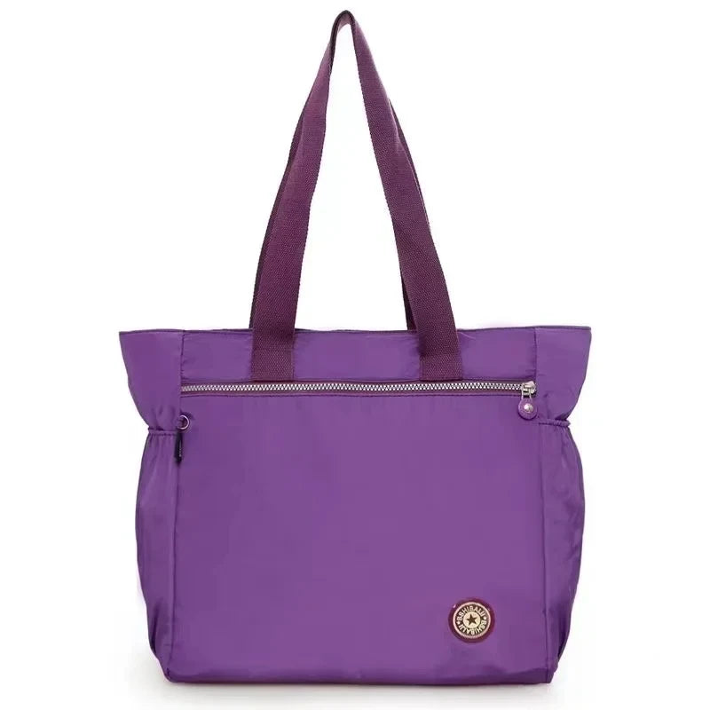 Waterproof Oxford Travel Duffle | Large Capacity Women’s Weekend Bag | Fashion Versatile Shoulder Tote & Shopping Bag (Bolsa De Viagem) Luxegan