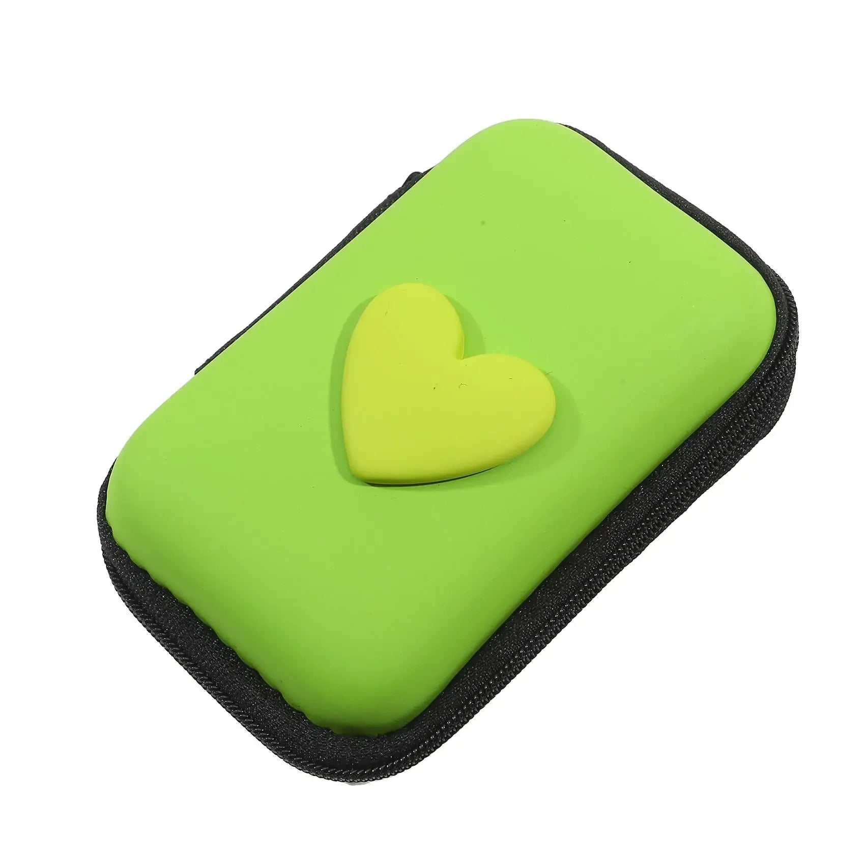 Cute Headphone & Data Cable Storage Bag | Rectangular Box Zipper Pouch Luxegan
