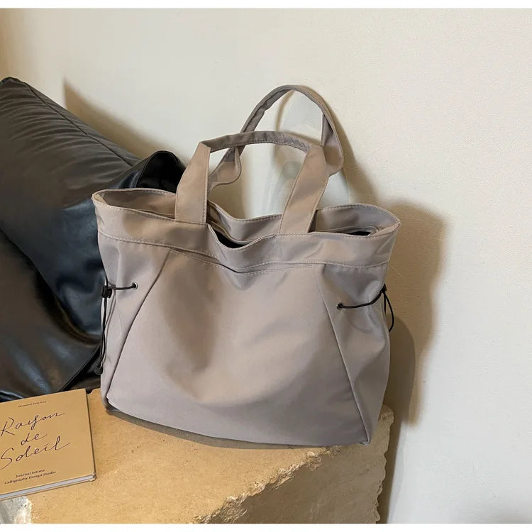 Large Capacity Casual Tote Bag | Simple Travel Handbag & Aesthetic Shoulder Bag Luxegan