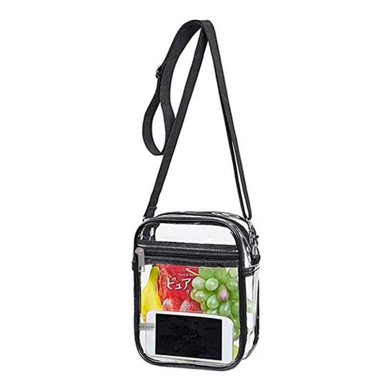 Transparent Crossbody Bag | Simple Waterproof Small Square Bag Luxegan