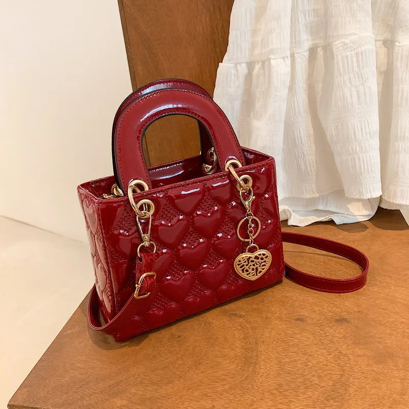 Handbag Women Brand Luxury Totes | High Quality Fashion Classic Quilted Square Handle Bag & Women's Crossbody Shoulder Bags Luxegan