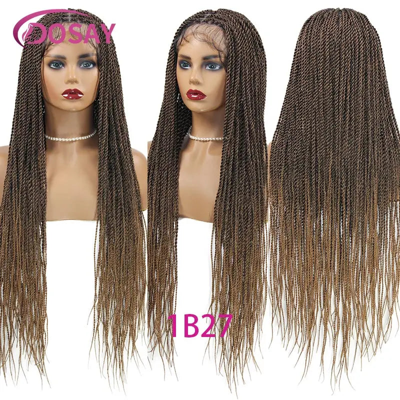 26-36 Inch Senegalese Twist Knotless Wig | Full Lace | Faux Locs