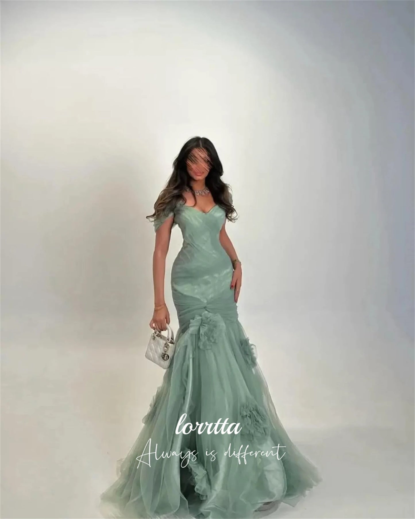 Happy Sharon Luxury Sweetheart Evening Gown | Trumpet Mermaid Prom Dress for Women | Premium Tulle Formal Wedding Guest Dress | Floor-Length Classic Sleeveless Special Occasion Dress Luxegan