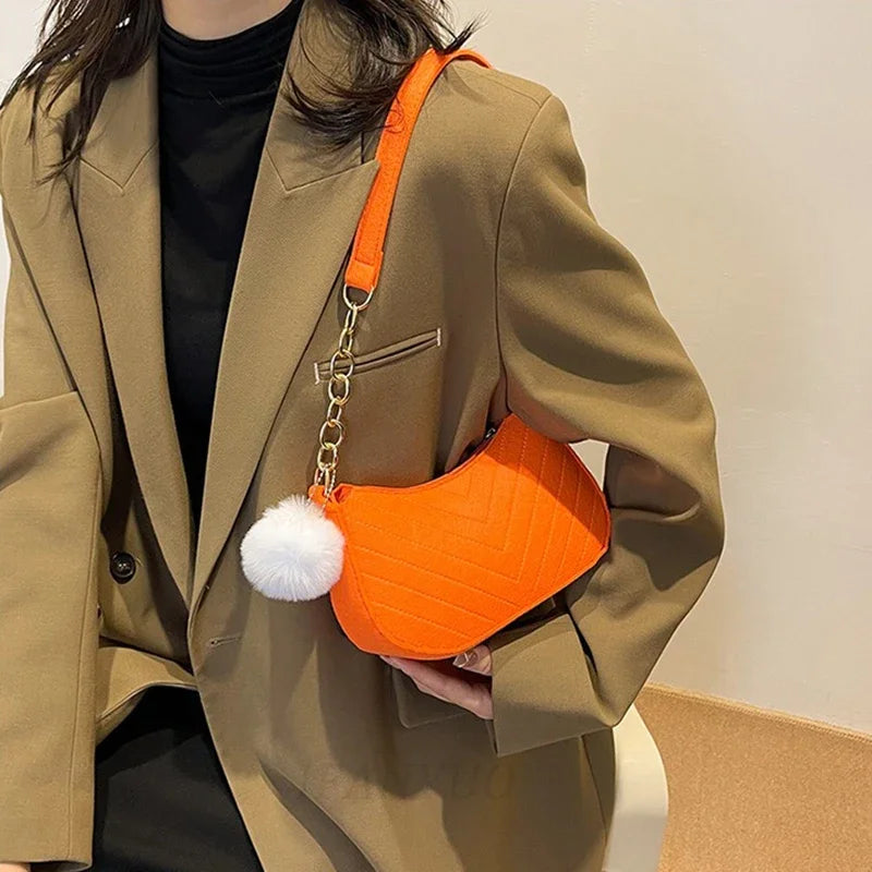 TPU Hard Bucket Armpit Bag | Small Fashion Crossbody Tote Luxegan