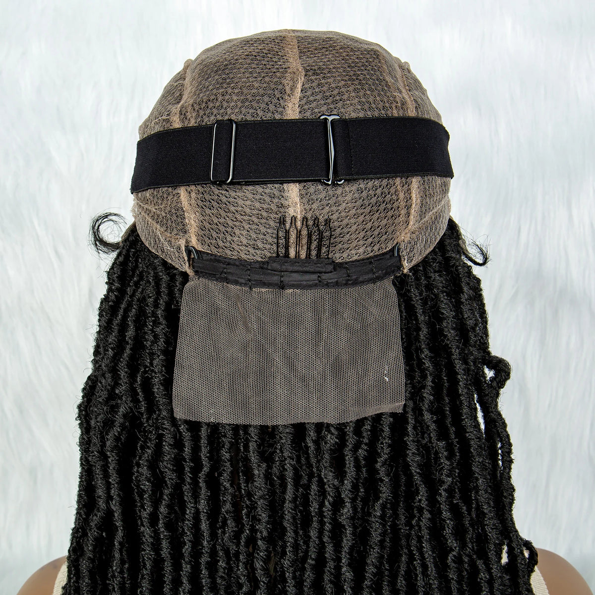 Pink & Blue Braided Wig | Full Lace Butterfly Locs & Dreadlocks