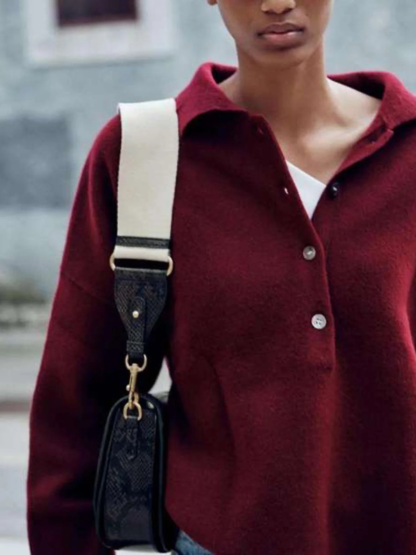 Saddle Bag | Popular Foreign Trade Shoulder Bag & New Wide Shoulder Strap Diagonal Cross Armpit Bag Luxegan