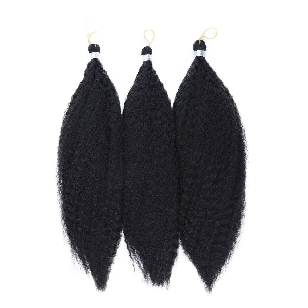 Afro Kinky Curly Synthetic Crochet Braiding Hair 18in | Kinky Curly Crochet Hair | 8 Colors Luxegan