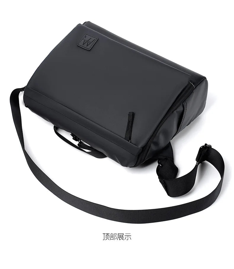 Men's Outdoor Messenger Bag | Casual & Lightweight Crossbody Bag | Simple Fashionable Business Briefcase & Shoulder Handbag Luxegan