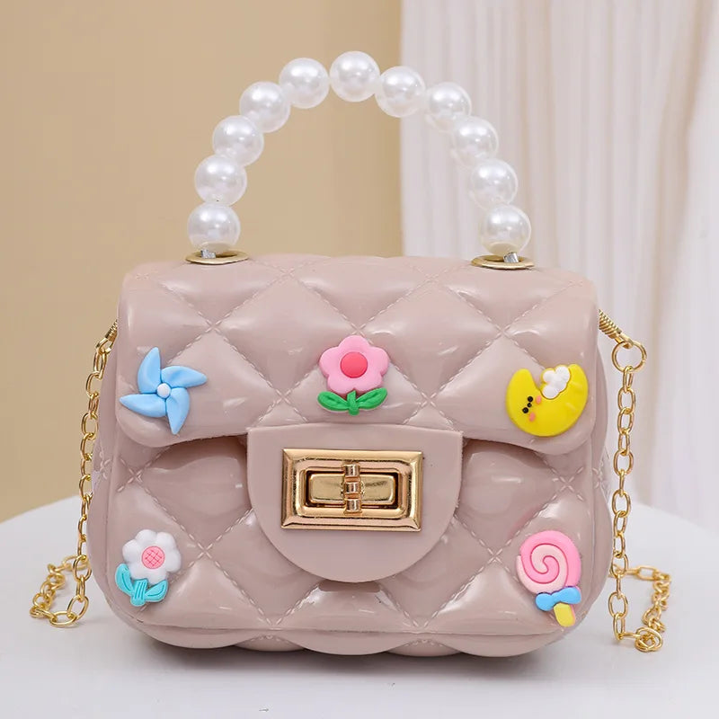 Barbie Fashion Women's Crossbody Bag | Mini Shoulder Bag, Mobile Phone Coin Purse & Cosmetics Storage Small Square Bag Luxegan