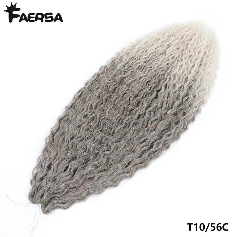 Water Wave Synthetic Crochet Hair | 22–30 Inch