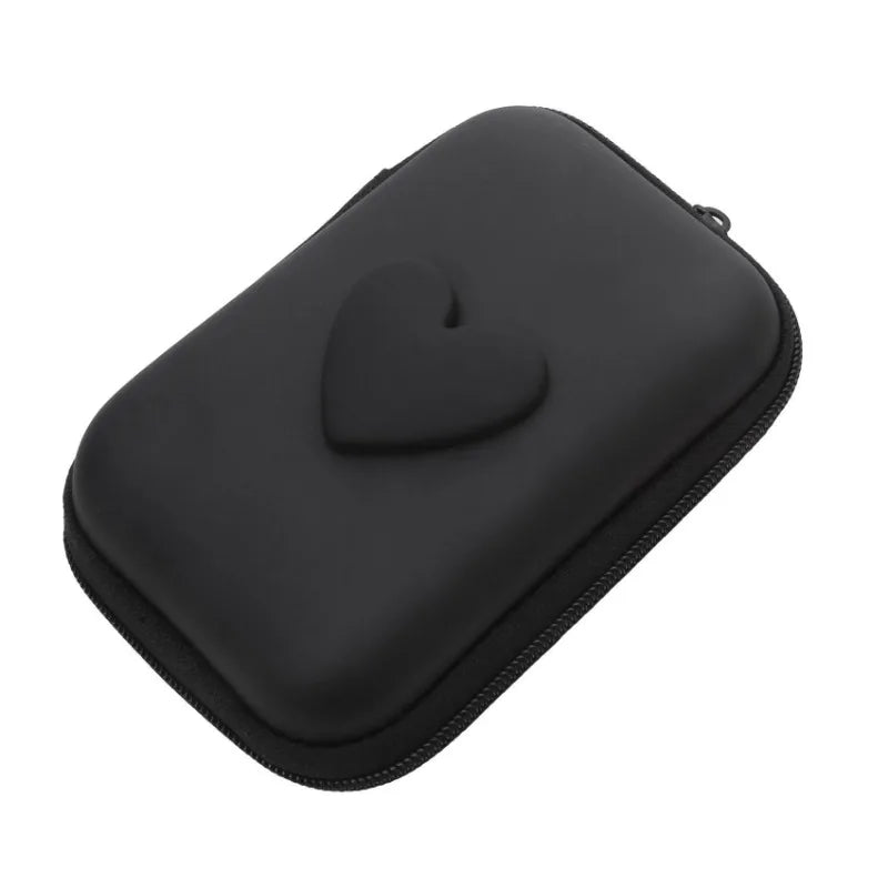 Cute Headphone & Data Cable Storage Bag | Rectangular Box Zipper Pouch Luxegan