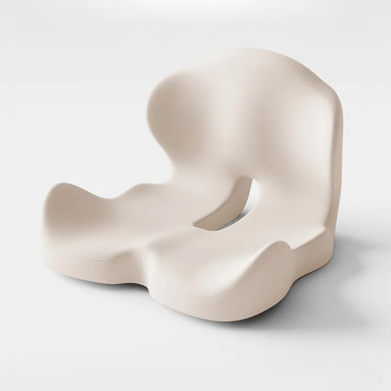 Memory Foam One-Piece Support Cushion | Sophisticated "Hip Beautification" Silhouette | Elegant Spine Relief & Waist Support Pad | "Dignified" High-Performance Orthopedic Essential for Radiant Versatile Styling Luxegan