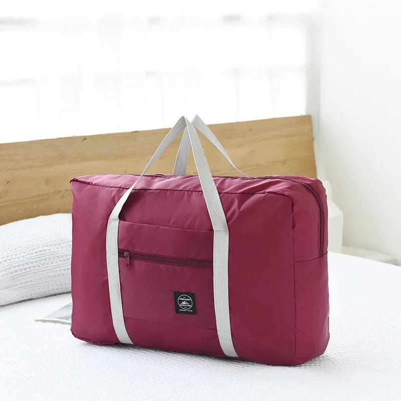 New Nylon Foldable Travel Bags | Unisex Large Capacity Shoulder Bag & Waterproof Handbag Luxegan