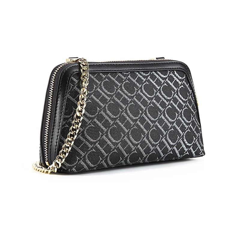 Shoulder Bag Fashion Retro Messenger Bag | Designer Light Luxury Crossbody Bag & Chain Suede Leather Bag (Chain Shoulder Bag) Luxegan
