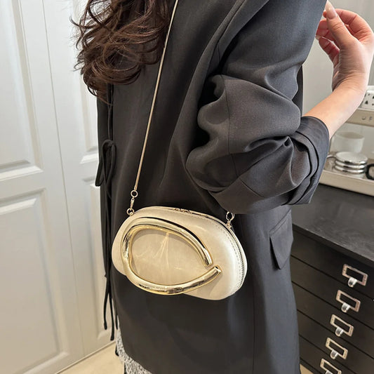 Niche Design Dinner Bag | Light Luxury Chain Crossbody & Small Square Bag Luxegan