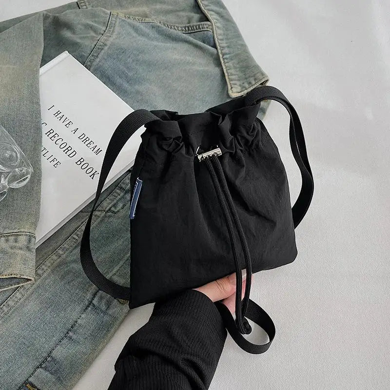 Nylon Crossbody Bag Soft Mini Phone Wallet | Multifunctional Square Shoulder Bag & Canvas Purse Messenger Bag Luxegan
