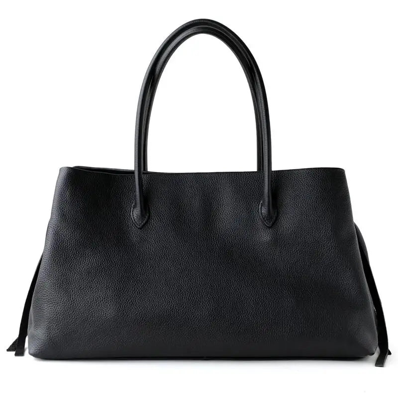 Fashion Genuine Leather Feel Women’s Handbag | Multiple Compartment Frosted Finish Designer Tote | Elegant Luxury Shoulder Bag | Retro Minimalist Casual Tote Luxegan